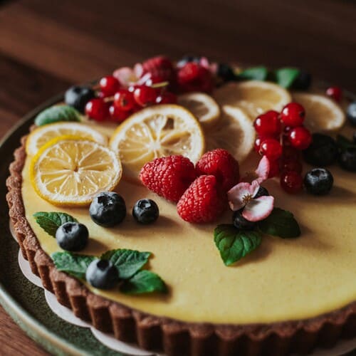 Lemon cheesecake